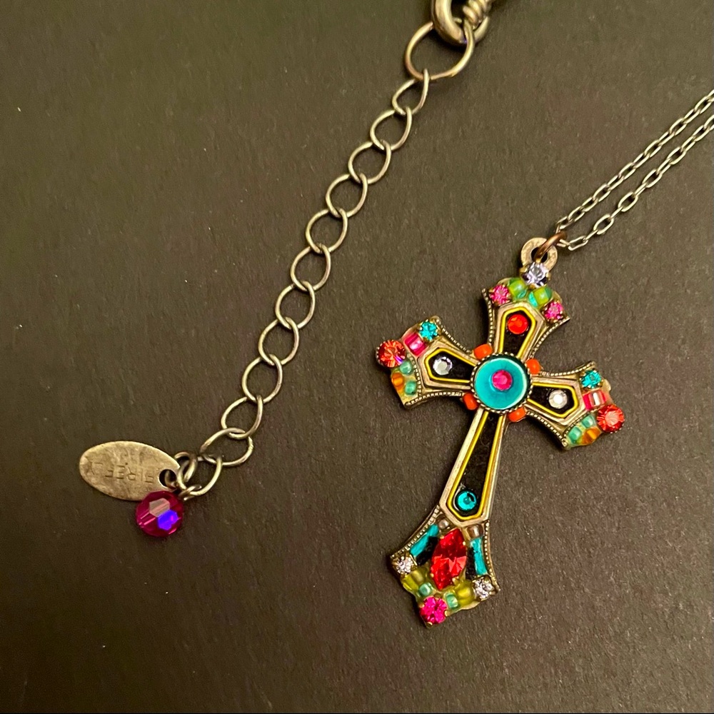 NEW FIREFLY CROSS NECKLACE